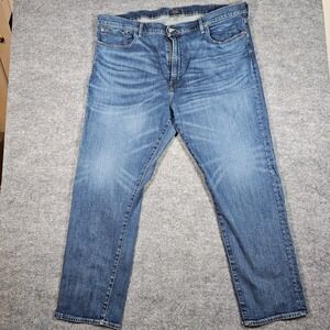 Polo Ralph Lauren Varick Slim Straight Jeans Mens 46x32 Blue Medium Wash Stretch